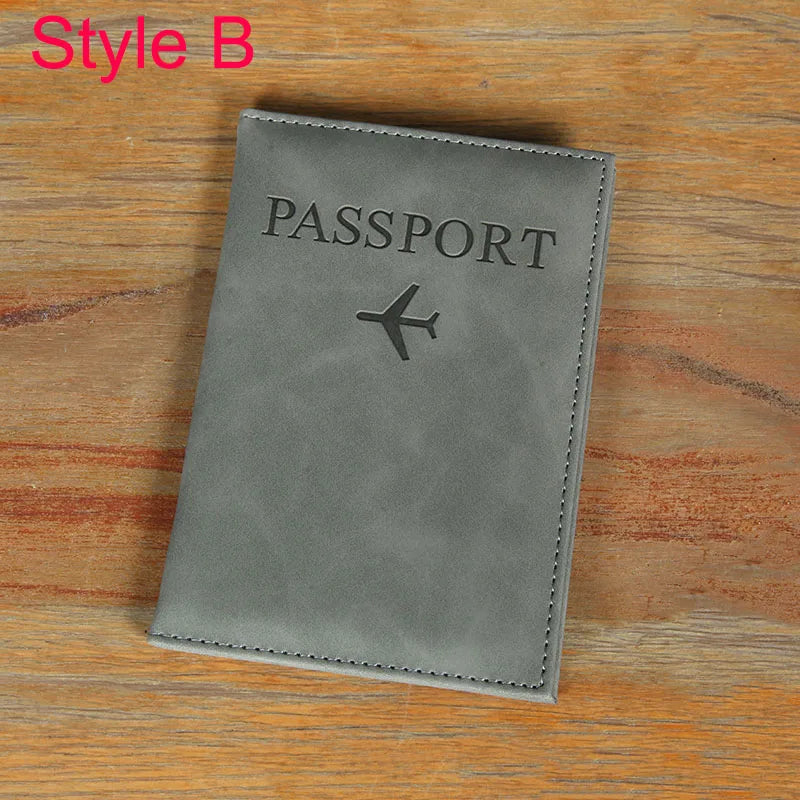 Organizer Storage Case/Travel Accessories Passport Case Vintage Leather Pattern Passports Holder Women Man ID Bank Credit Card