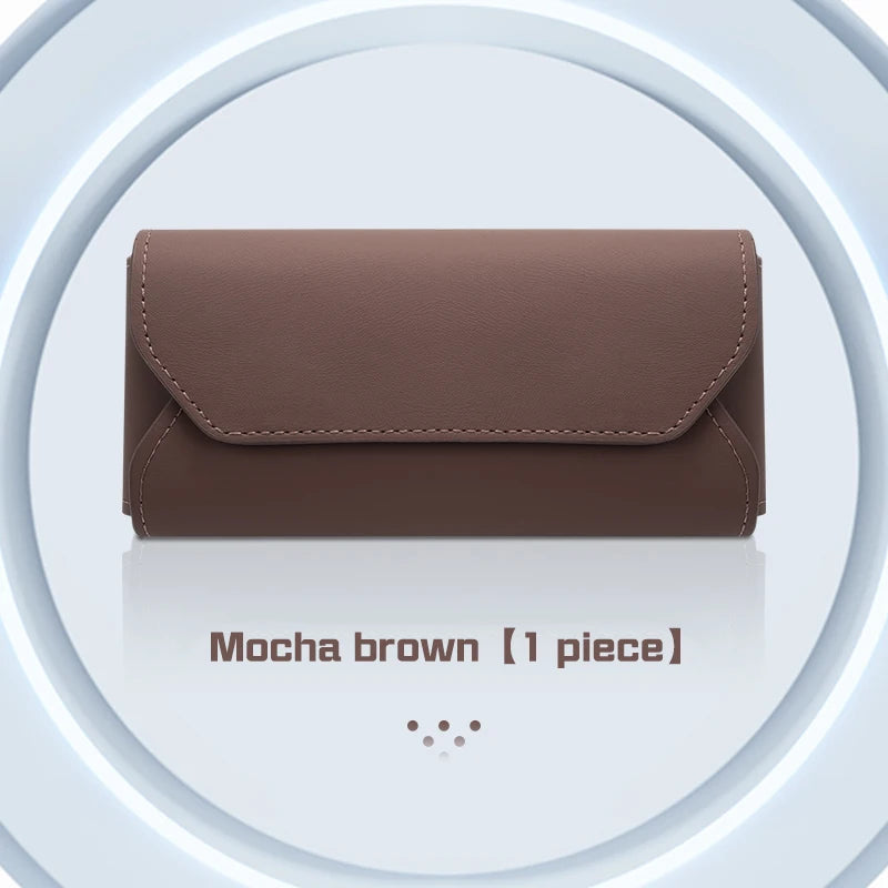 Car Glasses Case Portable Leather For Chery Jaecoo J7 J8 2025 Car Sunshade Sunglasses Holder Eyeglasses Storage Box Accessories