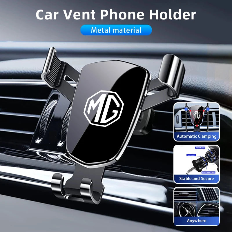 Car Accessories Gravity Phone Holder GPS Mount Mobile Support Bracket For Morris Garages MG 6 3 5 7 TF ZR ZS HS GS GT 350 550