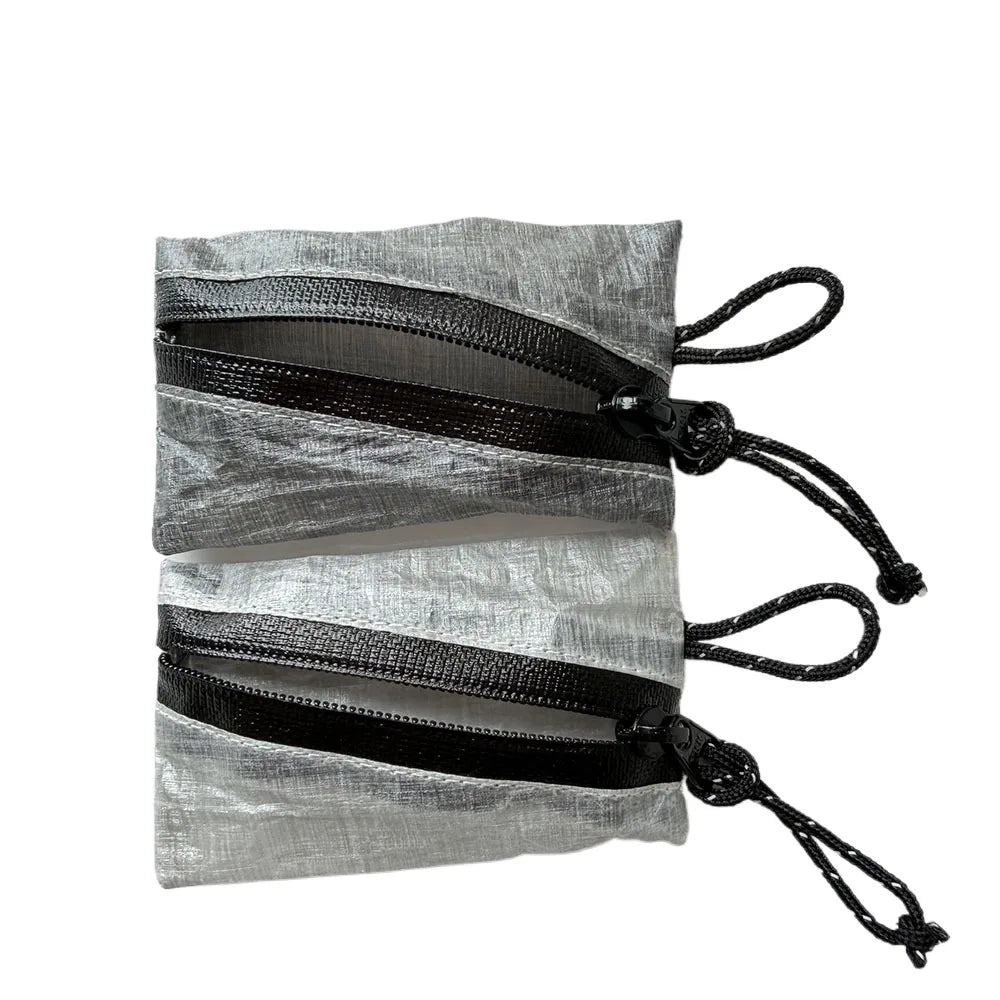 Trail Coin Pouch Ultralight 3.9g DCF 1.43 oz Mini YKK Zipper EDC Holder For Backpacking Travel