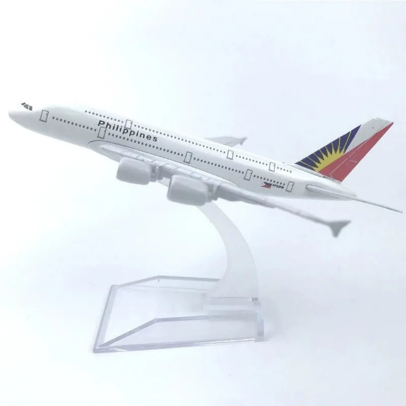 1/400 Scale Plane Model A380 Airways Series Alloy Aircraft Diecast 16cm A380 Airplane Models Children Toys Souvenir Decoration