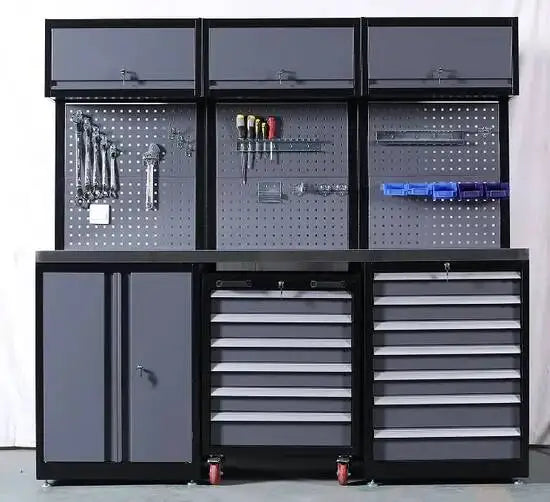 Heavy Duty Removable Cabinet Garage Wood Aluminium Tool Storage Steel Workshop Powder Coating Finish Warehouse Use OEM/ODM