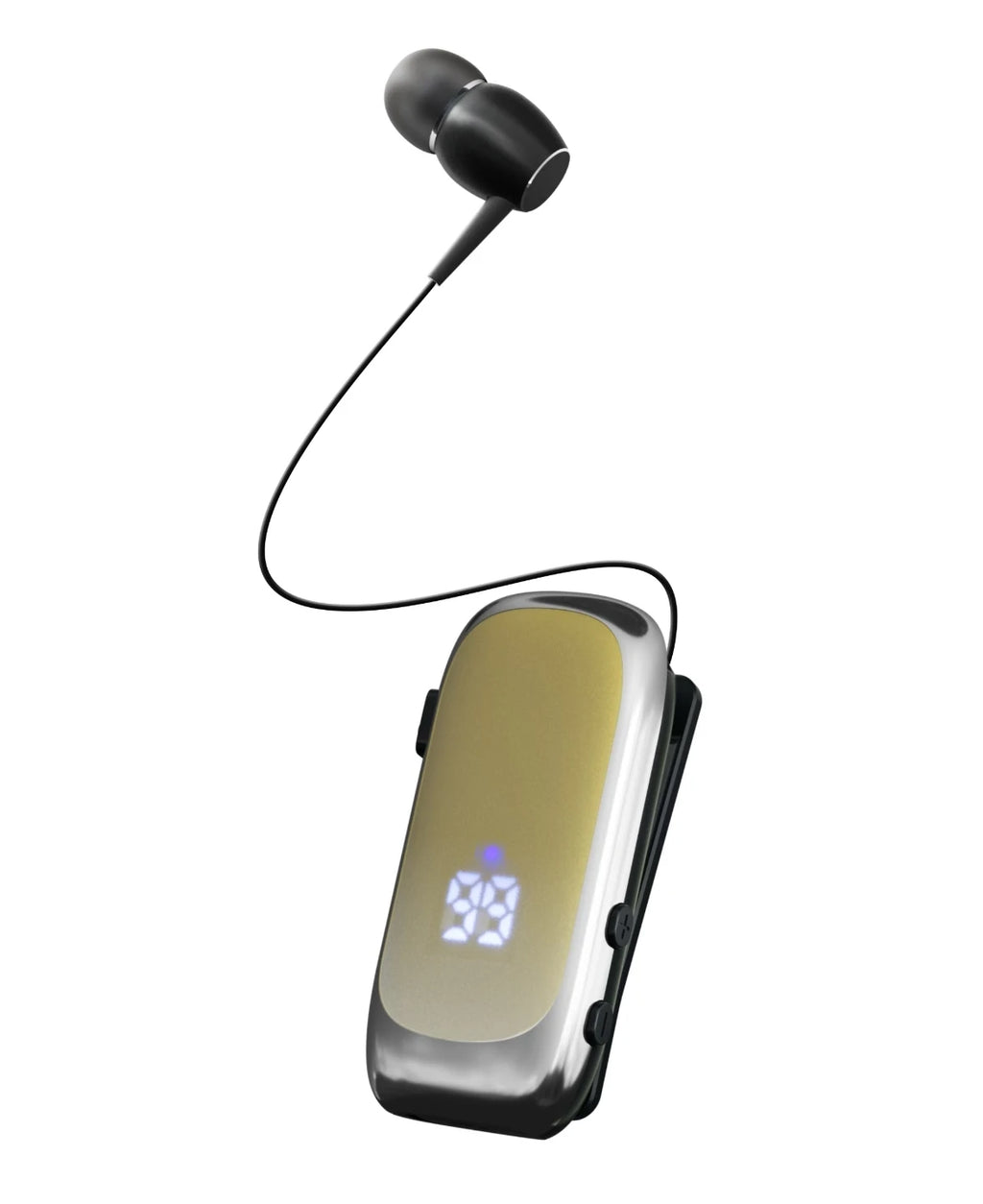 2026 K88pro Hebrew V6.0 Bluetooth Clip on Headset Mini Business Headphones Wireless Earphone Lotus Earbud Handsfree 20H Working