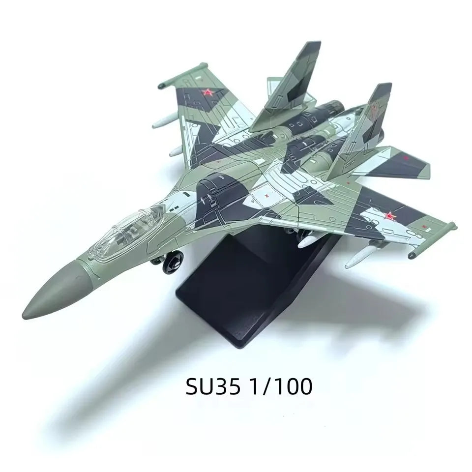 F-18 S-57 F-35 Fighter Jet Quick Assembly Model Kit Plastic Fun Toy Airplane Assembly Model with Stand Kids Gift Suitable