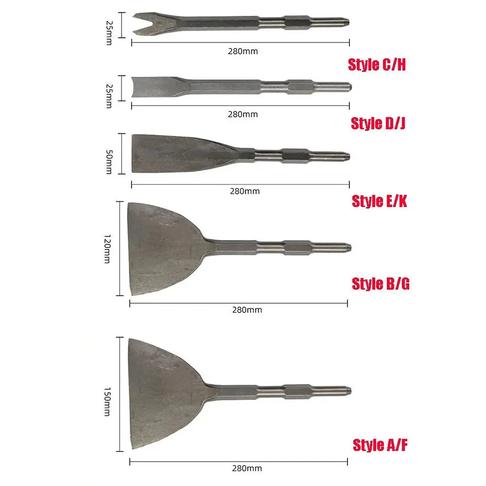 Heavy Duty Widening Drill bit Hexagonal/square Handle Electric Hammer Concrete Impact Drill SDS Plus Shank Multifunctional