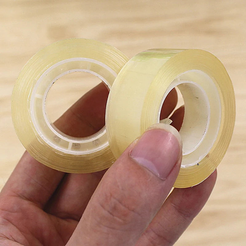 Transparent Tape Office Tape for Home and School Multifuntion High-viscosity Adhesive Tape Refills Wrapping Tape Roll