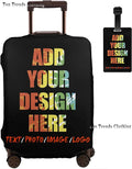 Travel Suitcase Protector African American Woman Elastic Protective Washable Luggage Cover With Concealed Zipper For 18-32 Inch