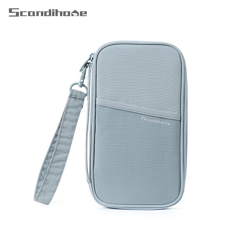 RFID Blocking Passport Holder Travel Wallet Durable Anti-Theft Card Slots Protective Case Flights Travel Organizer for Women Men