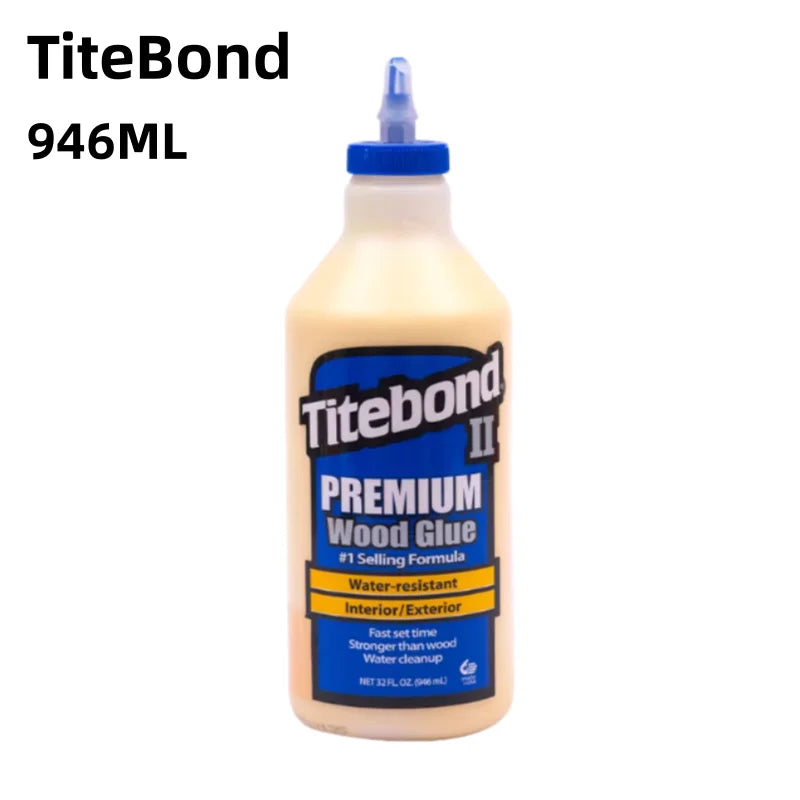 Titebond I II III Wood Glue Professional Strong Bond Adhesive Waterproof Interior Exterior Woodworking Glue