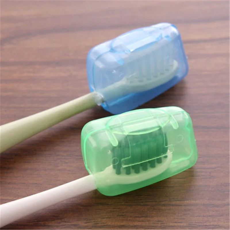 8Pcs/set Portable Toothbrush Cover Holder Health Germproof Toothbrushes Protector Travel Hiking Camping Brush Cap Case