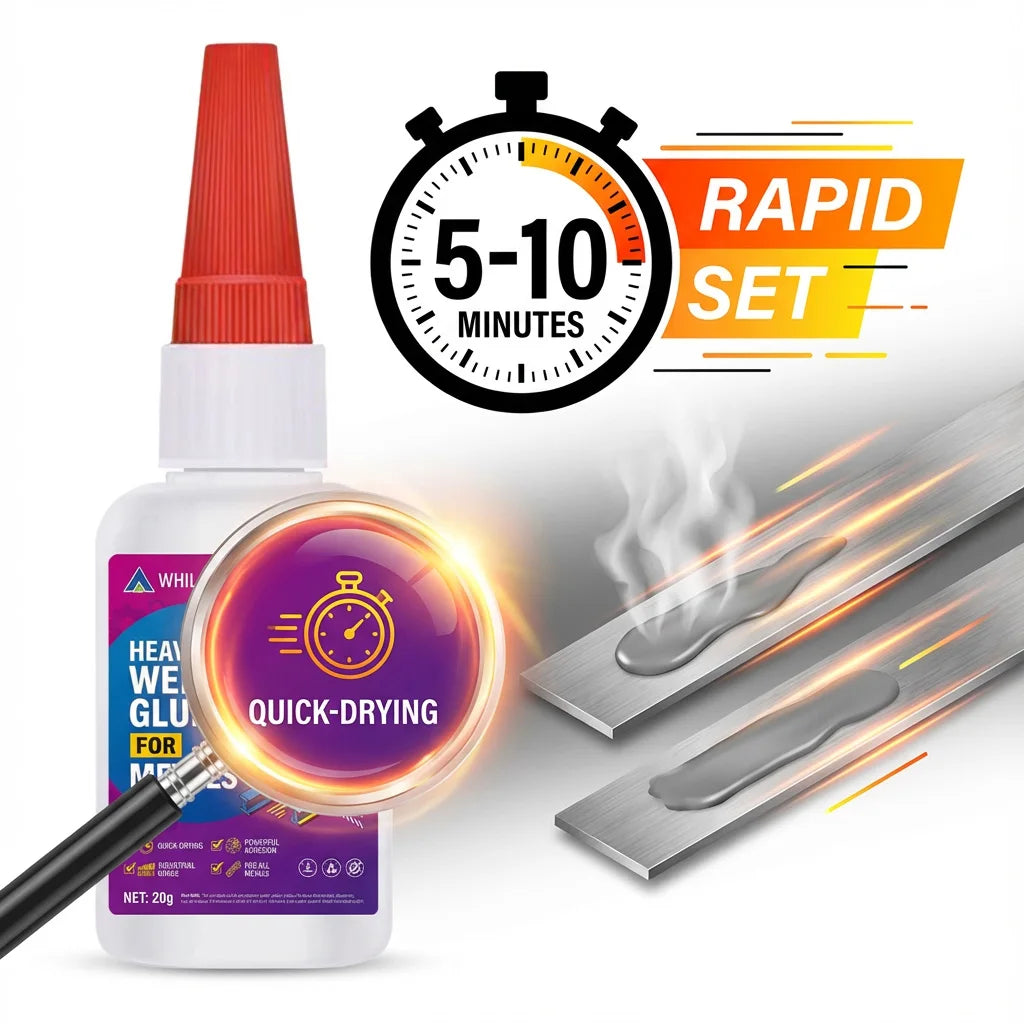 1-4pcs Heavy-Duty Welding Glue for Metals Quick-Drying Powerful Adhesion Instant Adhesive for All Metals