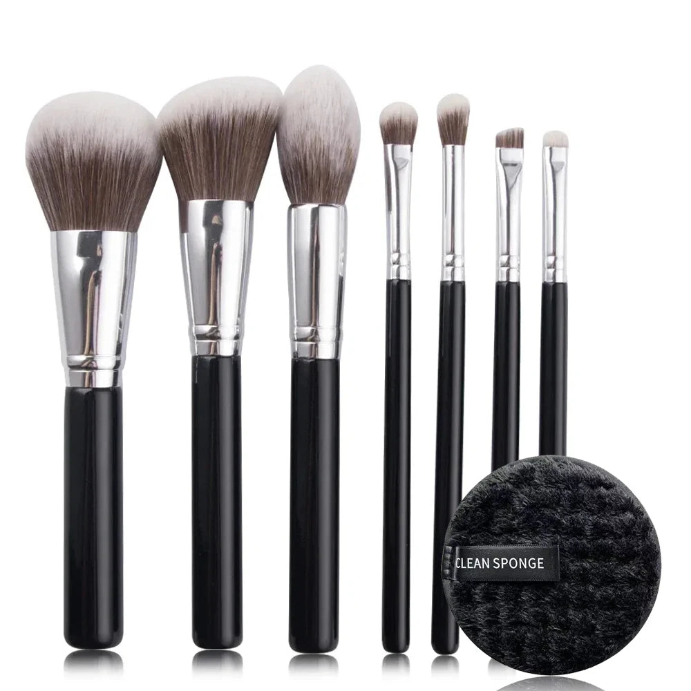 12pcs Makeup Brush Kit Soft Synthetic Hair Make Up Brushes Foundation Blush Eyeshadow Cosmetic Makeup Tools
