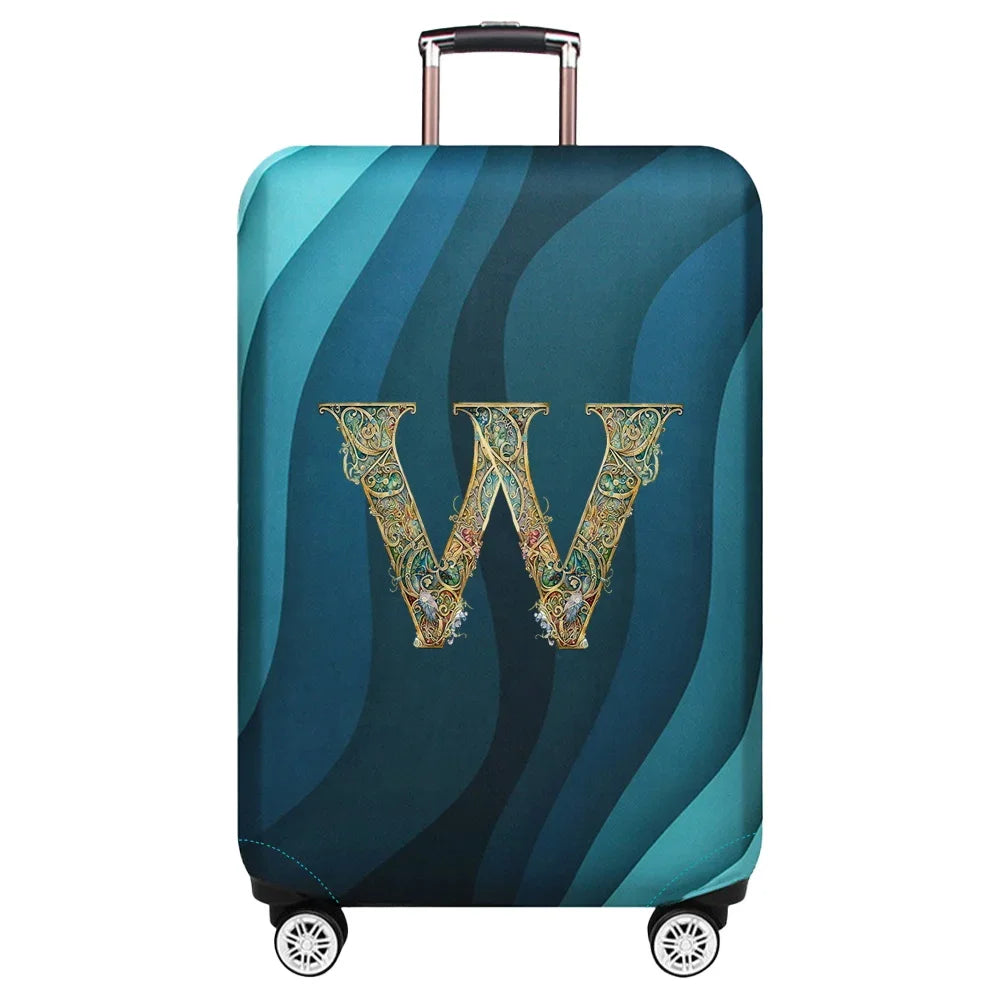 Luggage Cover Stretch Fabric Suitcase Protector Case Graphic Series Pull Rod Baggage Dust Case Covers for18-32 Inch Suitcase