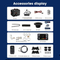 Hcalory 8KW Upgrade Toolbox Max Portable Diesel Air Heater, 100-240V AC & 12/24V DC Diesel Auxiliary Heater with CO Alarm Sensor