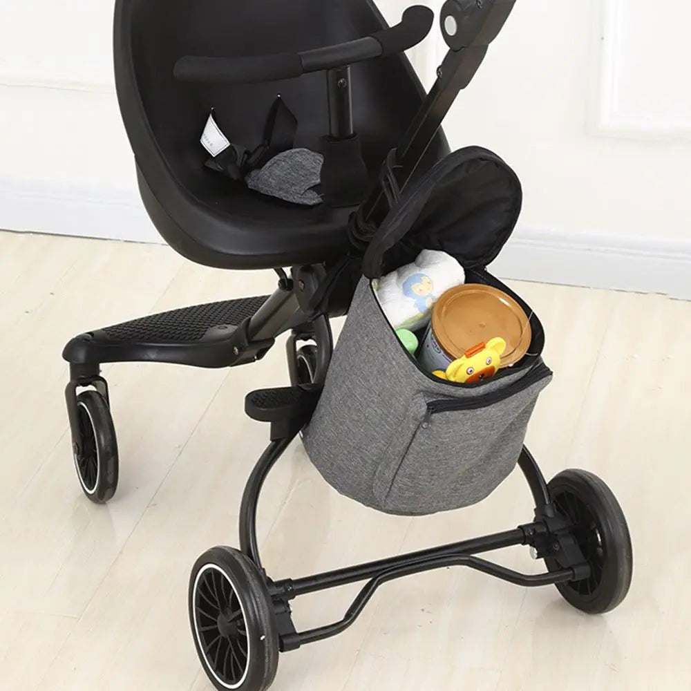 Diaper Bag Diaper Holder Trolley Storage Bag Mesh Storage Basket Baby Stroller Bag Hanging Storage Bag Bottle Storage Bag