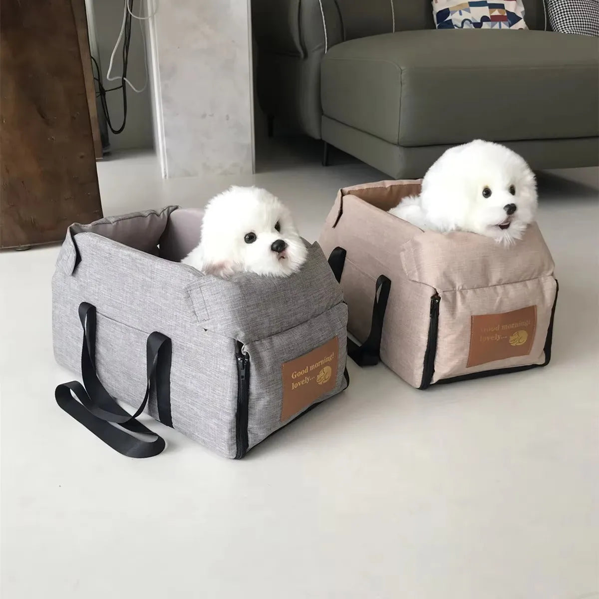 Portable Pet Car Seat Central Safety Travel Cat Dog Bed Transport Dog Carrier Protector Dog Bags, For Medium/Small Dogs Cat