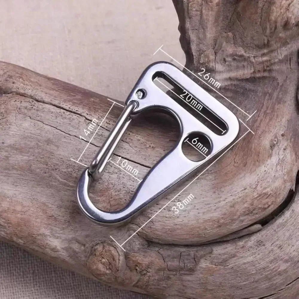 Eagle Mouth Replacement Hook Belt Carabiner Strap Buckle Outdoor Hanging Carabiner Clips Climbing Stainless Steel Tool