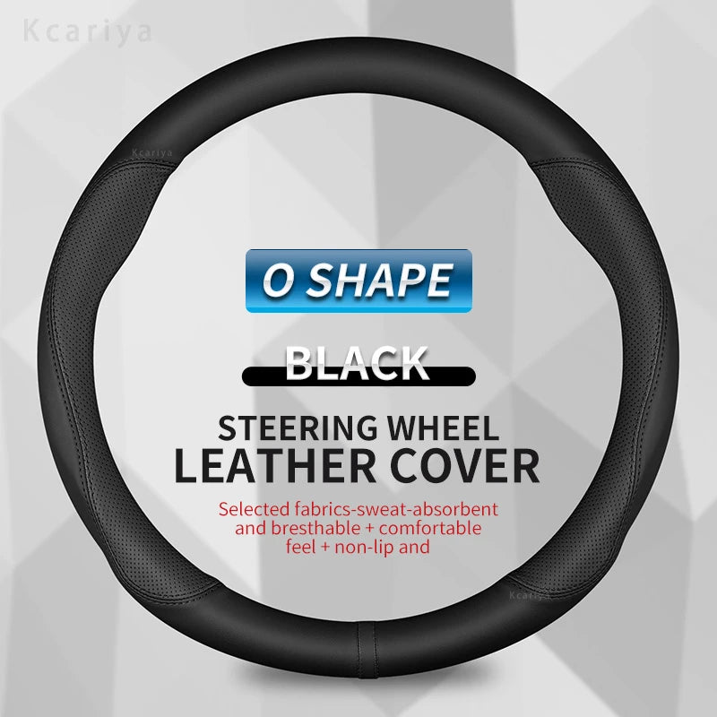 Car Steering Wheel Cover for Mercedes A B C E R V CLASS CLA GLC GLK ML SLK VITO W123 W124 W203 W204 W176 W177 W212 W213 W221 245