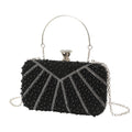 Ladies Dinner Bag Shiny Pearl Diamond Banquet Clutch Delicate Chain Bag Pochette Soirée Femme Mariage Carteras Diseñador De Lujo