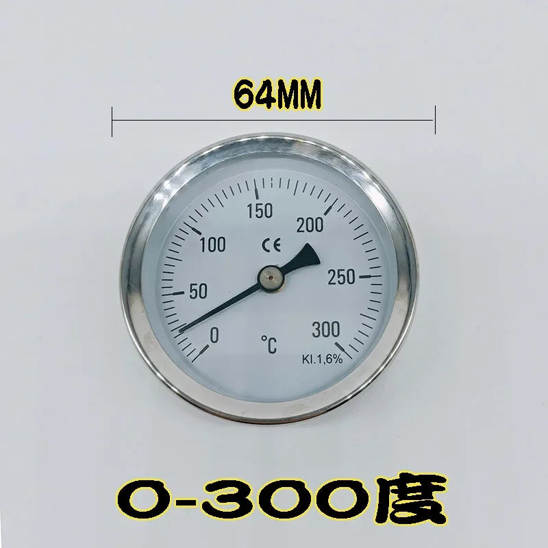 0-100 120 200300 Degrees Mold Surface Magnet Thermometer Mold Temperature Meter Iron Absorption Surface Boiler Thermometer