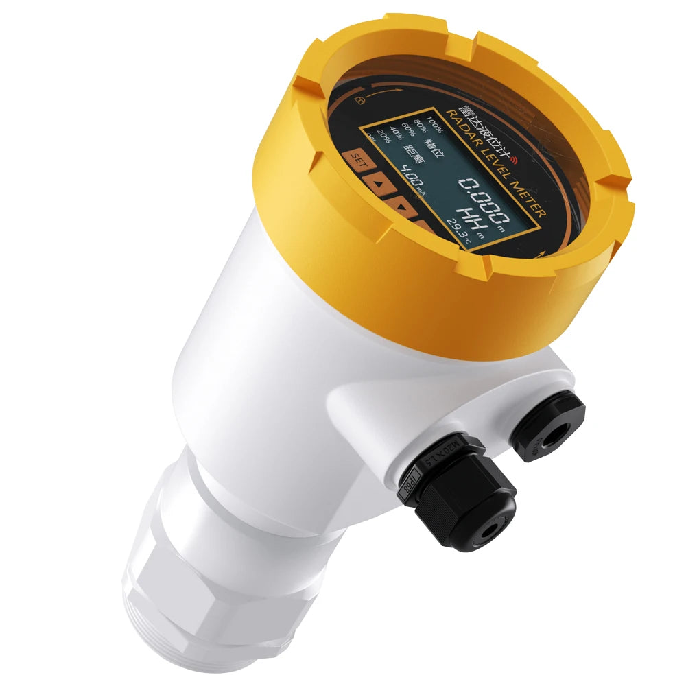 60G Water Radar Level Sensor  4-20ma RS485 0-20m Radar Level Transmitter for River Reservoir No contact Level Meter Gauge