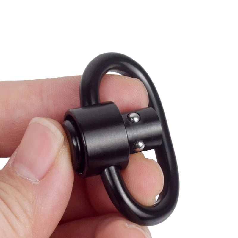 1PC QD Tactical Shoulder Strap Buckle Butterfly Ring Metal Quick Detachable Floating Shoulder Strap Buckle Outdoor Accessories