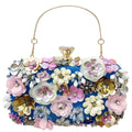 Fashion Women Bags Flower Diamonds Embroidery Small Clutch Luxury Lady Handbags Evening Bags New Arrival Chain Shoulder Purse