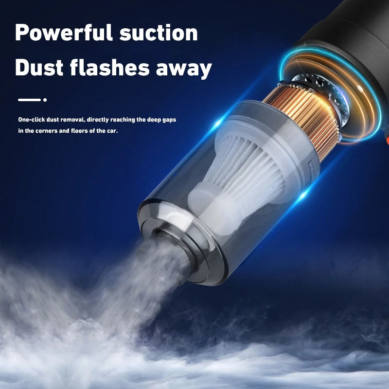 2990000Pa Wireless Car Vacuum Portabale Cleaner Cordless Handheld Auto Vacuum High Power Vacuum Cleaner For Home Office 2026 New