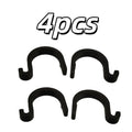 4-Pack No-Drill Car Headrest Hooks – Multifunctional, for Umbrellas, Bags & Interior Storage