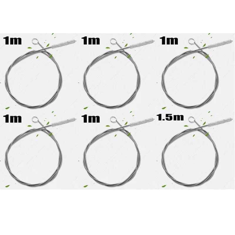 Car Drain Dredge Cleaning Scrub Brush 100/150cm Auto Sunroof Long Hoses Detailing Cleaning Tool Car Accessories for Benz