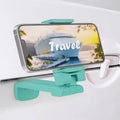 Universal Mount Airplane Mobile Phone Holder for Travel Selfie Rotating Desk Clamp Portable Foldable Hook Adjustable Phone Stand