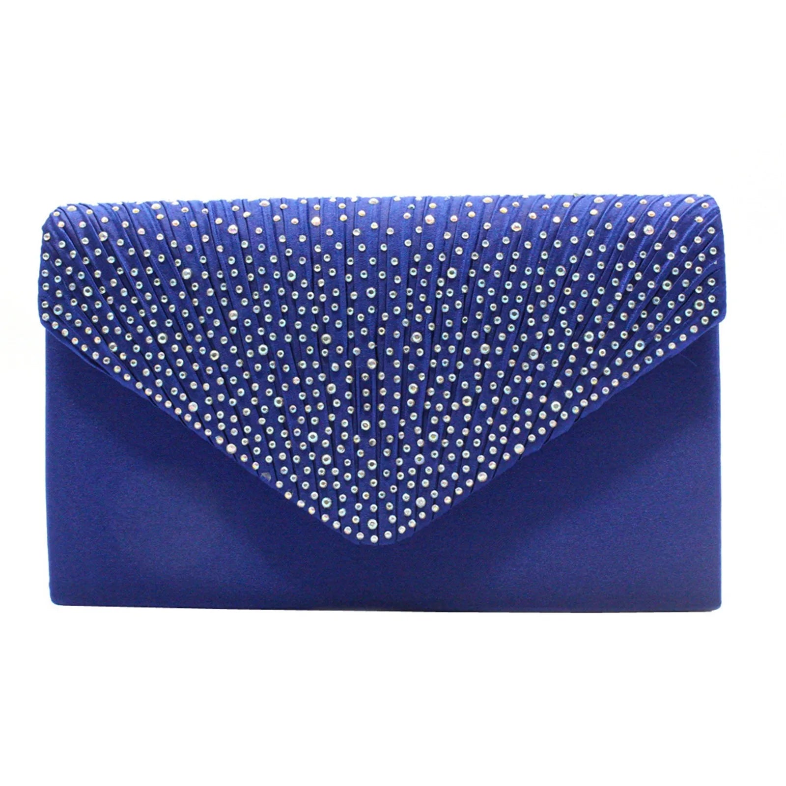 Women's Fashion Elegant Ribbon Diamond Clutch Evening Prom Handbag Light Luxury Single Room Bag For Party Wedding Nightclub
