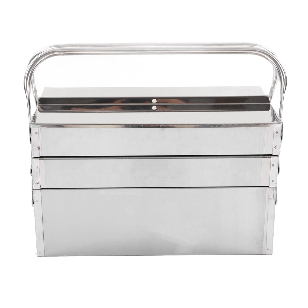 Cantilever Tool Box Organizer Portable Retractable Martensiti Stainless Steel Safe Metal Cantilever Tool Box for Workshops