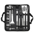LMETJMA BBQ Grill Accessories Set Stainless Steel BBQ Utensil Kit with Case Portable Practical Grill Tools Utensils Kit