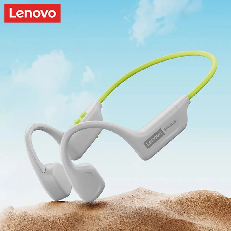 Choice Lenovo S102 Wireless Bone Conduction IPX6 Waterproof Sports Headphones Cycling Fitness Earbuds Bluetooth V6.0 Earphones