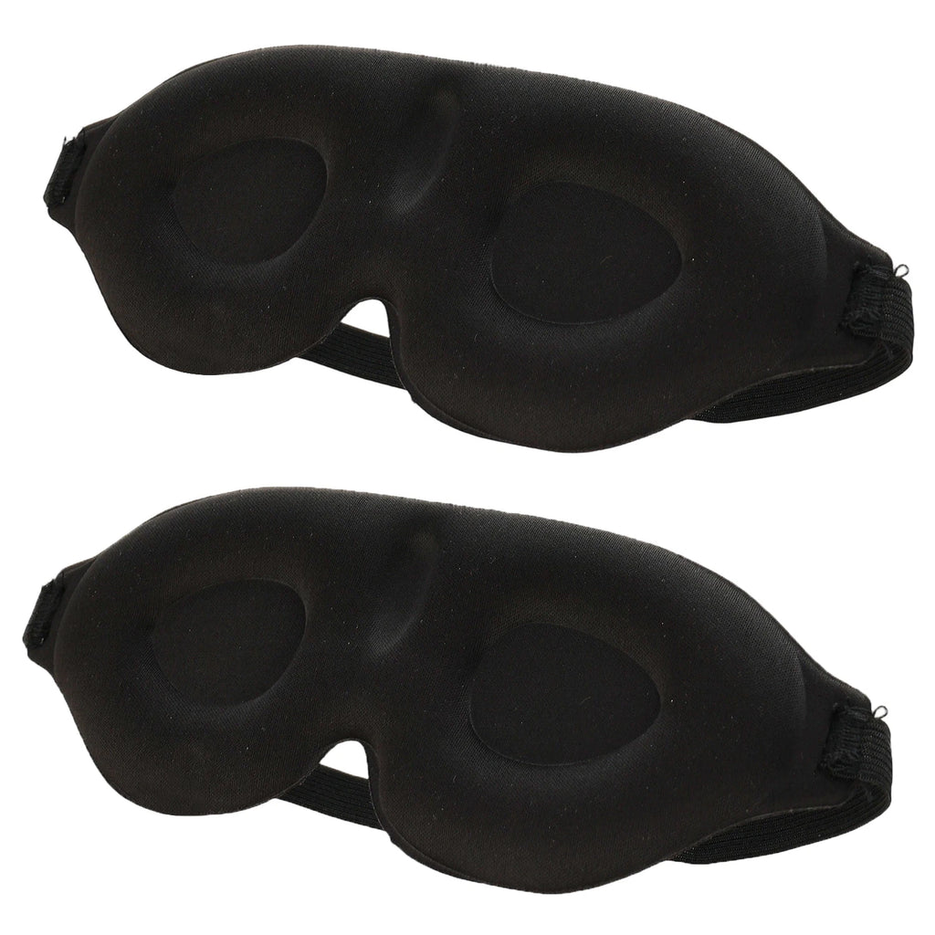 1/2/5/10pcs 3D Fashion Black Full Shading Sleep Mask Relaxing and Zero Pressure Soft Breathable Nap Mask To Relieve Eye Fatigue