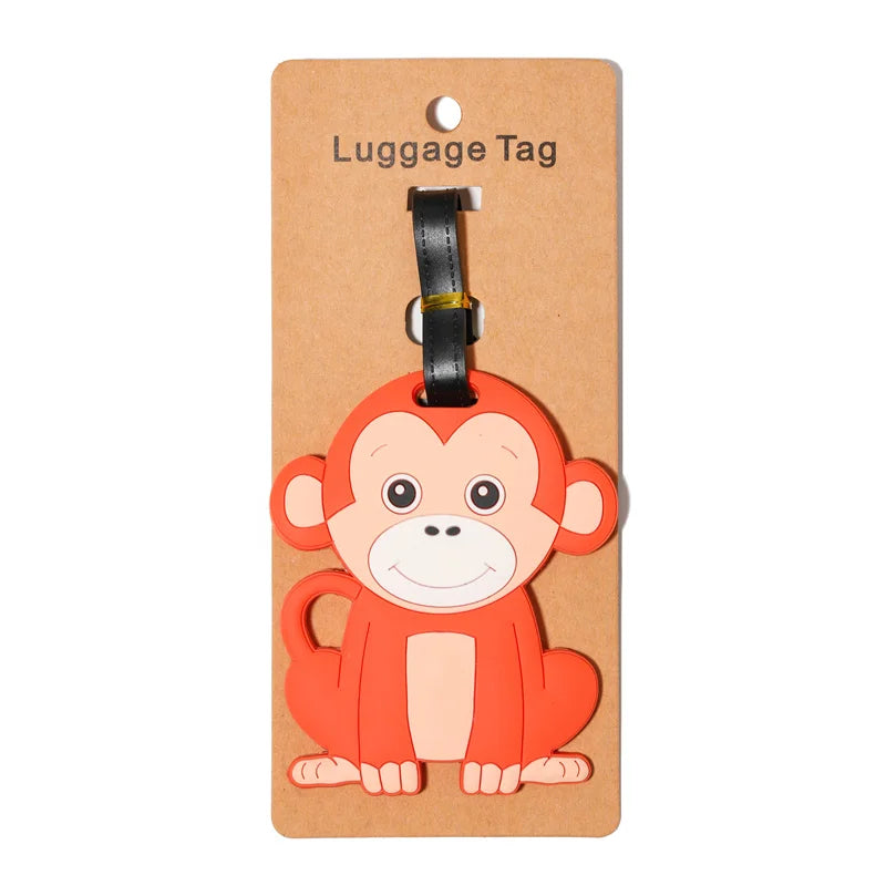 Multiple Types of Luggage Tags, Cartoon Macaron Colored Cat Paw Luggage Tags, Anti Loss Hanging Accessories for Check-in