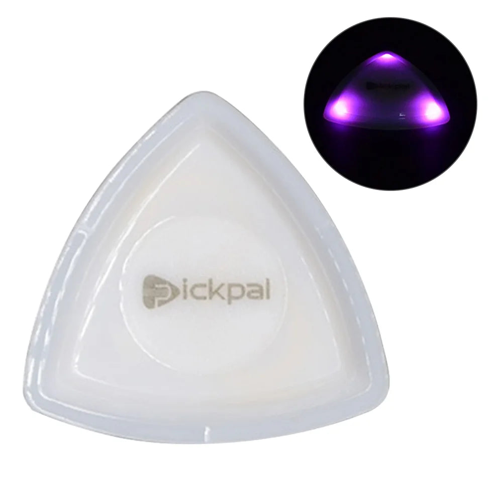 1-3pcs Touch Luminous Guitar Pick Plastic Bass Plectrum Plastic Glowing Guitar Picks w/h LED Light Musical Instruments Parts