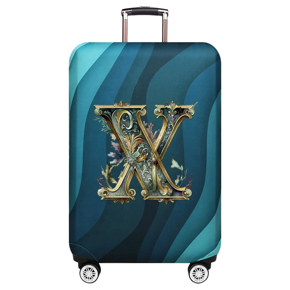 Luggage Cover Stretch Fabric Suitcase Protector Case Graphic Series Pull Rod Baggage Dust Case Covers for18-32 Inch Suitcase