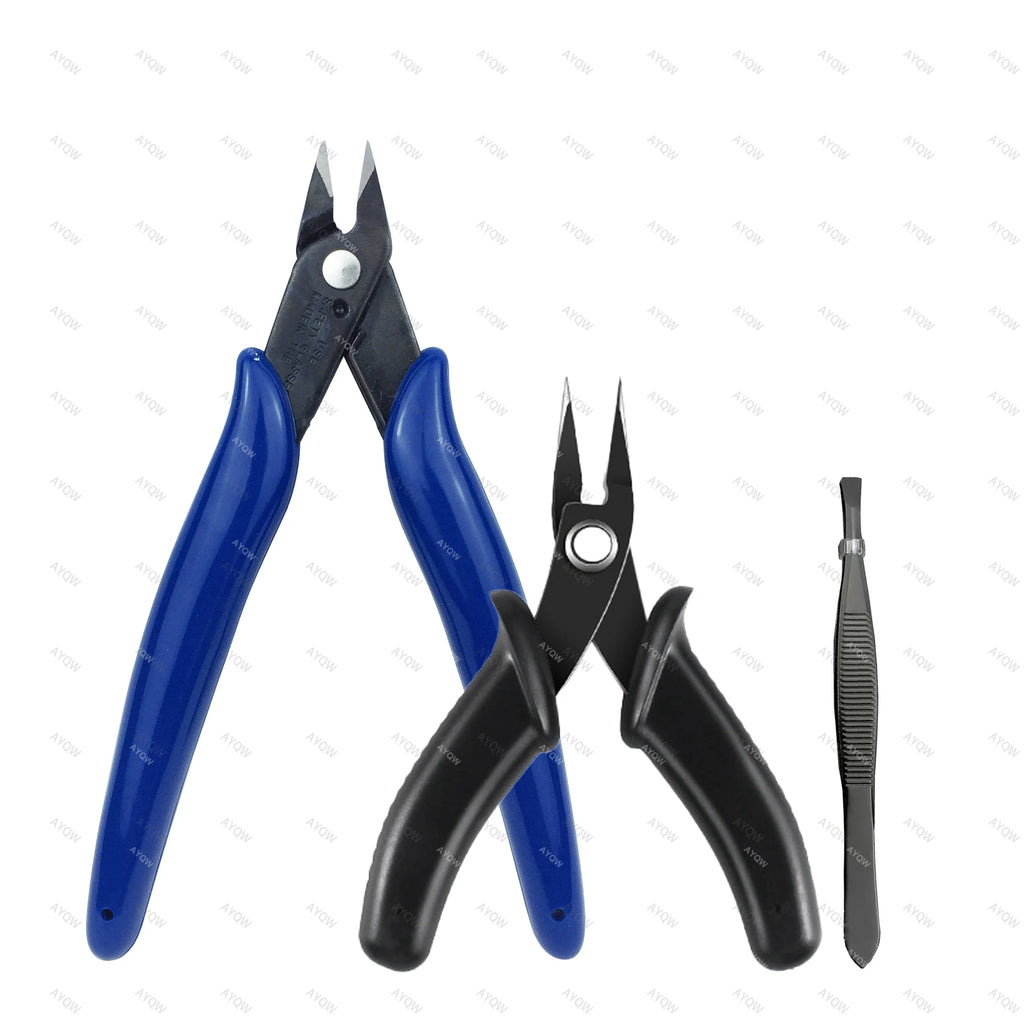 3D Metal Model Assembly Kit: Ergonomic Pliers, Tweezers & More - Precision Crafting Tools For Ages 14+