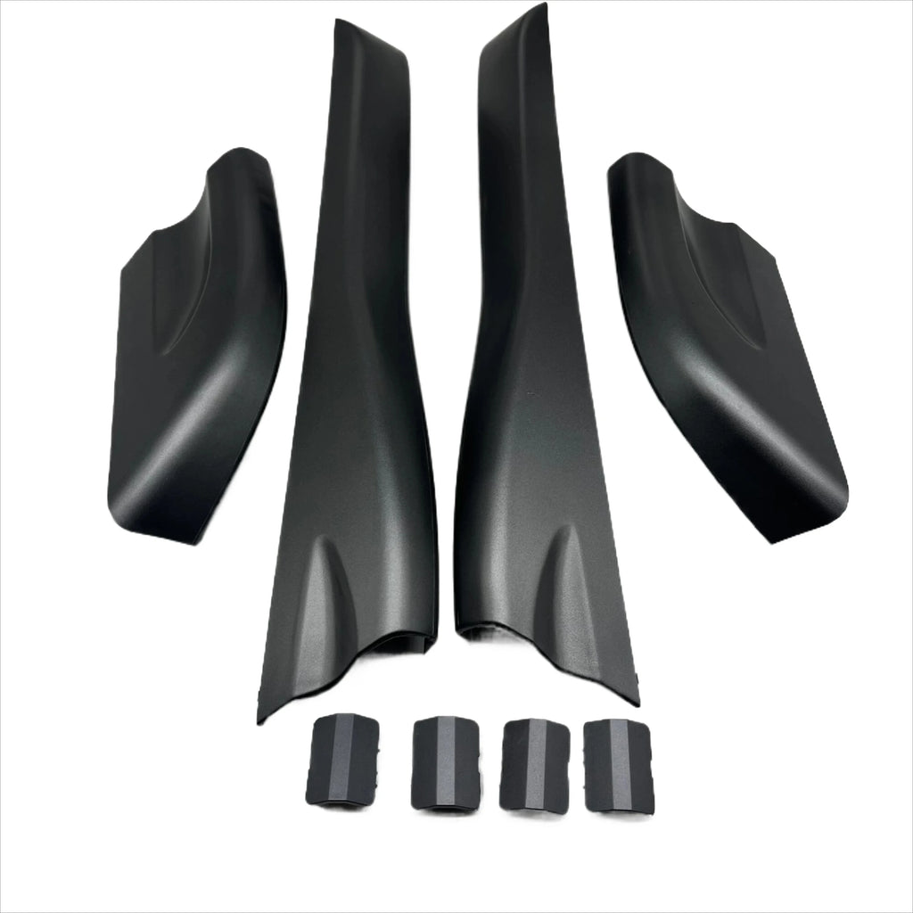 Black Car Roof Rack Bar Rail End Protection Cover Shell Car Styling Roof Rack Cover For Hyundai Tucson 2004-2008