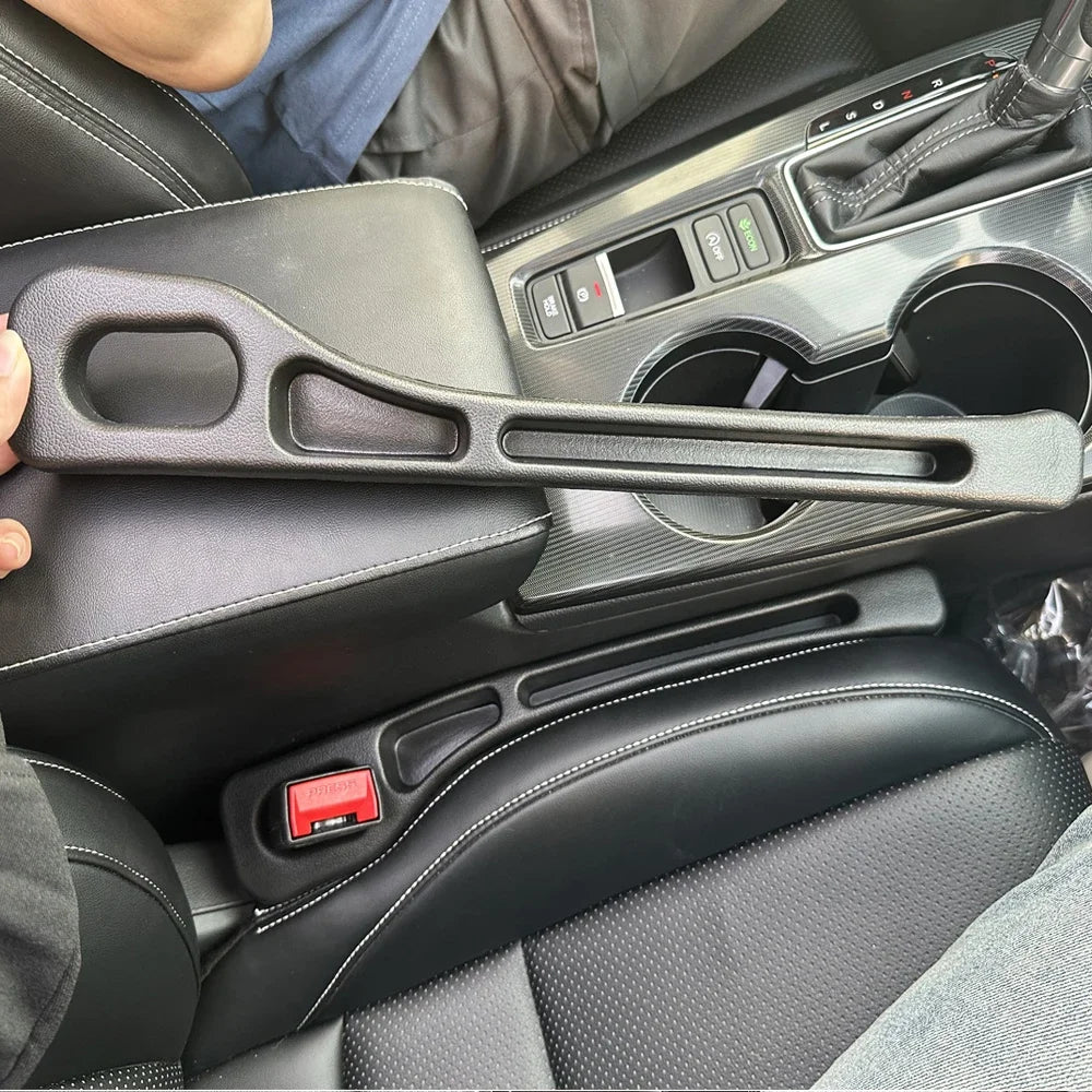 1 Pair Car Seat Gap Filler Side Seam Plug Strip Leak-proof Filling Strip For All Car Model Wallet Phone Holder Car Accessories