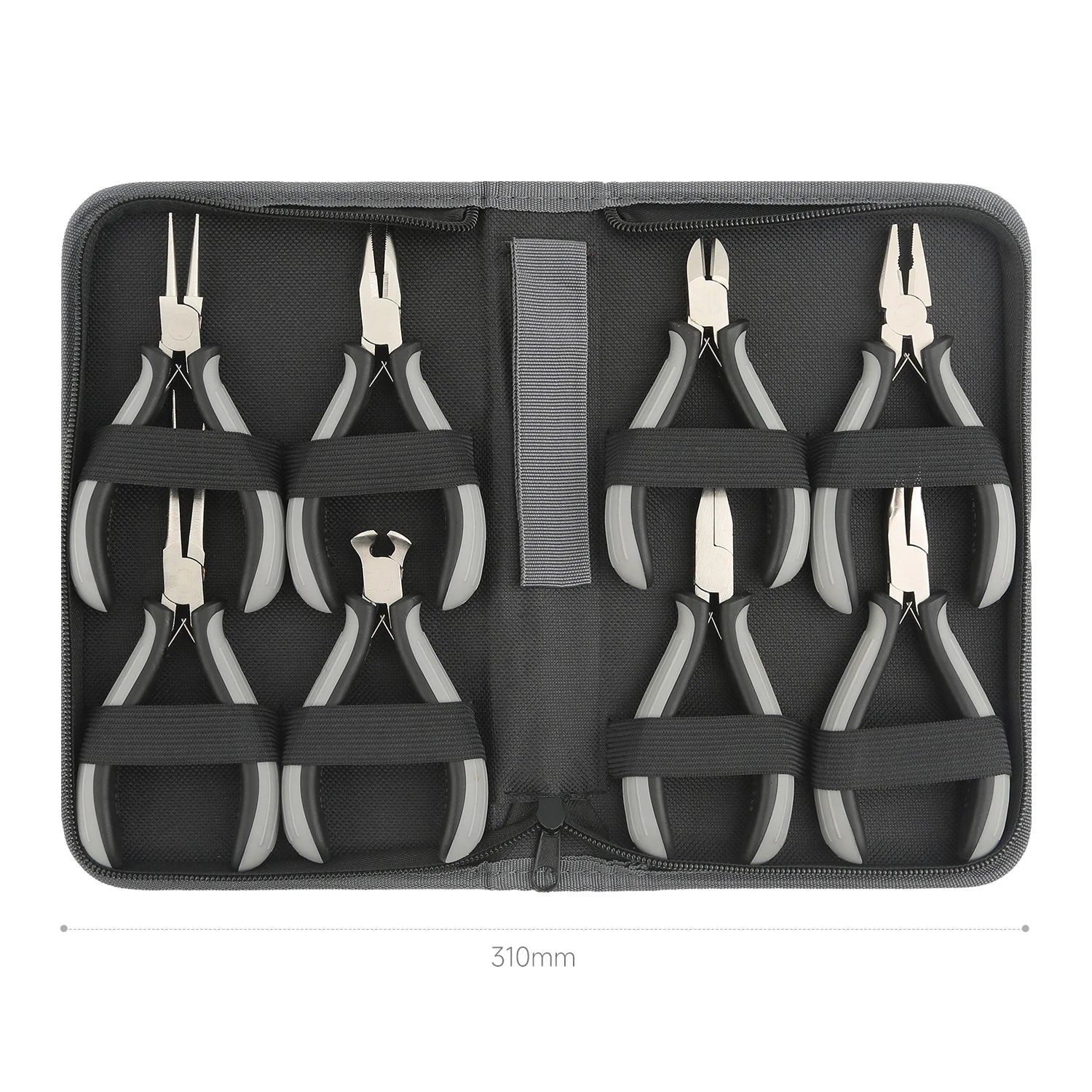 Pliers Tool Set Mini Pliers Repair Tool Bag Long Nose Flat Nose Bent Nose Combination Pliers Universal Remover Tool 8-Piece Set