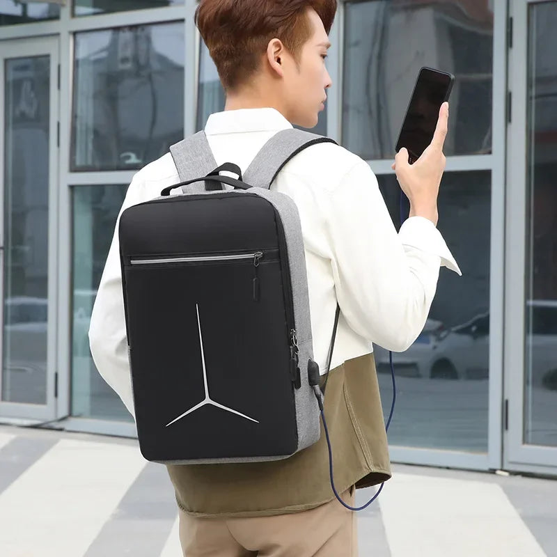 Men Hard Shell EVA Laptop Backpack Waterproof USB Anti Theft Smart Travel Motorcycle Business Daypack