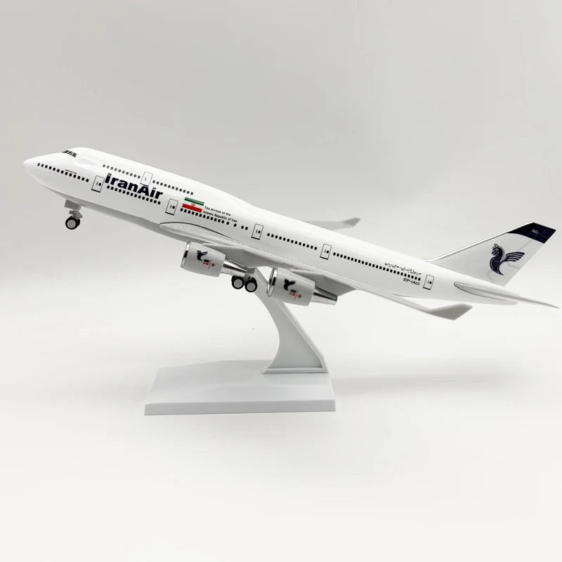 30cm Scale Plane 1/250 B747 Series Model Airplane Toy Resin Diecast Airplanes Building Kit (With Stand) Aviation Toys for Boys