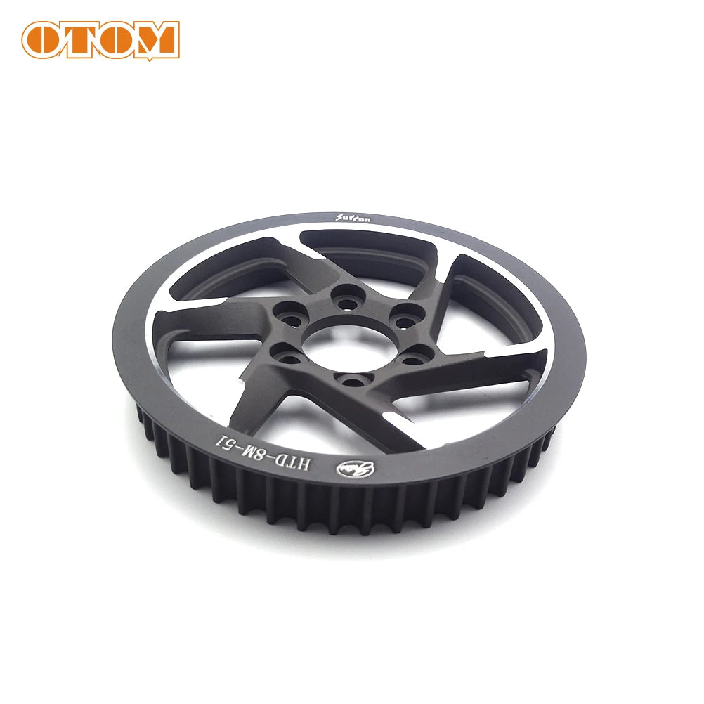 Motorcycle Original Rear Belt Pulley Transmission Gear Center Axle Sleeve Drive Wheel For Surron Light Bee X S Electric Off-Road