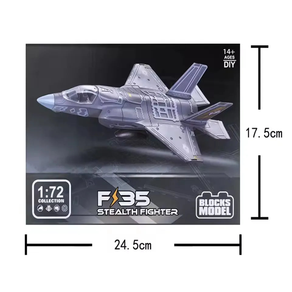 F14 Aircraft Model Plane Toy ABS Fighter Toys su35 J35 Stealth Fighter Model F35 Souvenir Collection Educational Toys