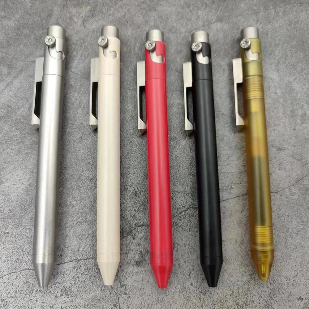 EDC Titanium Alloy / POM / PEI Pen With Collection Writing Multi-functional Portable Outdoor EDC Tools