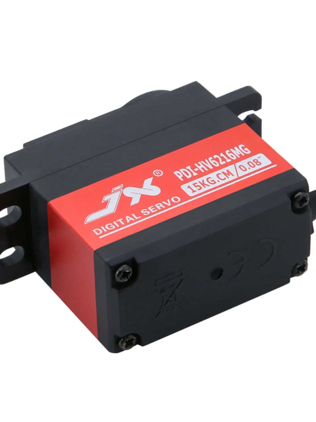 JX Standard Motor Digital Waterproof Servo 15kg 8.4V PDI-HV6216MG High Torque Metal Gear Model Aircraft RC Remote Control Cars