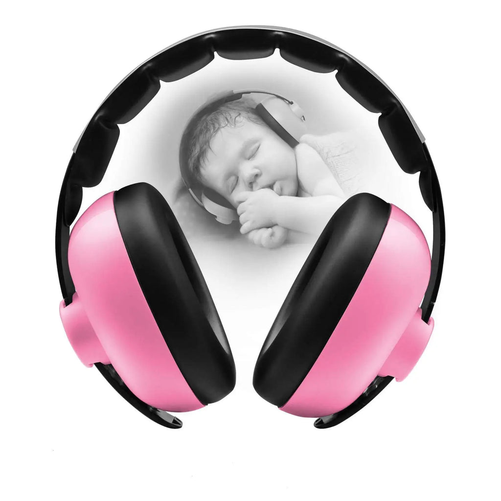 Baby Ear Protection Noise Cancelling Headphones 2-in-1 Convertible Design Noise Reduction Earmuffs for Infant Improves Sleep